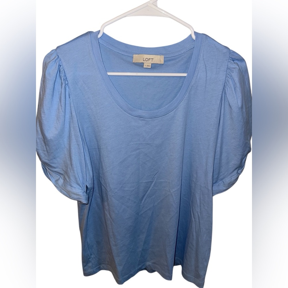 Loft Women's shirt size s light blue